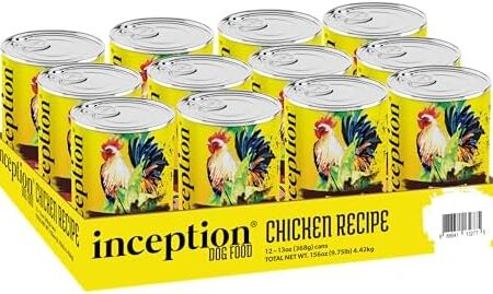 Inception® Wet Dog Food Chicken Recipe – Complete and Balanced Dog Food – Meat First Legume Free Wet Dog Food – 12/13oz case