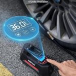 AstroAI Tire Inflator Portable Air Compressor Tire Air Pump for Car Tires - Car Accessories, 12V DC Auto Pump with Digital Pressure Gauge, Emergency LED Light for Bicycle, Balloons, Red - Image 5