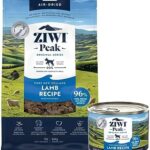 ZIWI Peak Lamb Dog Food Bundle – All Natural, High Protein, Grain Free & Limited Ingredient, with Superfoods (Air-Dried 1.0 lb Bag + Case of 12, 6oz Cans)