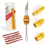 BWSHLF Tubeless Bike Tire Repair Kit for MTB and Road Bicycle Tires, Puncture Kit Include Bacon Strips Embedding Tool