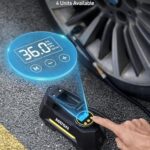 AstroAI Tire Inflator Portable Air Compressor Tire Air Pump for Car Tires - Car Accessories, 12V DC Auto Pump with Digital Pressure Gauge, Emergency LED Light for Bicycle, Balloons, Yellow - Image 5