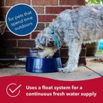 Coastal Pet Bergan Auto-Wata - Outdoor Dog & Cat Water Dispenser - Automatic Water Bowl for Pets - Made from Durable, BPA-Free Plastic - Self-Watering Cat & Dog Bowl - Navy, 48 Ounces - Image 3