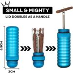 Peaty's Tubeless Bike Tyre Puncture Repair Plugger Kit - for MTB, Road & XC Bicycle Tyres - Unique Single-Sided Fork, for Rapid Puncture Repair to Fix Punctures Fast - 3X 3mm & 1.5mm Plugs - Image 3