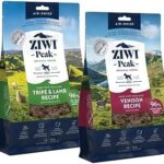 Bundle of ZIWI Peak Air-Dried Dog Food – All Natural, High Protein, Grain Free and Limited Ingredient with Superfoods (Venison, 16oz + Tripe & Lamb, 16oz)