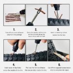 BWSHLF Tubeless Bike Tire Repair Kit for MTB and Road Bicycle Tires, Puncture Kit Include Bacon Strips Embedding Tool - Image 6