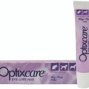 OptixCare Pet Eye Lube Plus + Hyaluron 20g for Dog Cat Horses