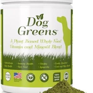 Superfood Multivitamin Powder - Dog Vitamins and Supplements, Organic Kelp, Spirulina, Sea Moss for Homemade Food, Kibble and Raw Meals, Energy, Immune, Joint & Skin Support for All Ages