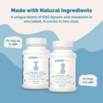 PranaPets Lignans & Melatonin Blend Naturally Aids in Relieving Symptoms of Cushing's Disease in Dogs | Helps Promote Healthy Adrenal Balance & Overall Well-Being | 1 MG Melatonin, 10 MG Lignans - Image 3