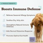 Natural Dog Company Aller-Immune Chews, Allergy Relief & Immune Support for Dogs, Itch Relief, Skin, Coat & Gut Health with Probiotics, Colostrum & Salmon Oil, Grain-Free Dog Supplement - 90 Chews - Image 2