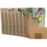 Gardenika Organic Loose Leaf Tea Sampler – 8 Pack, 1 LB – Herbal and Naturally Caffeine-Free Set - Ayurvedic Assortment Blend