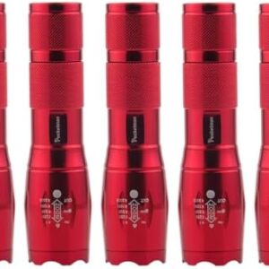 Pocketman Super Bright LED Flashlights Tactical Flashlight Portable Outdoor Torch with 5 Light Modes (5 Pack)