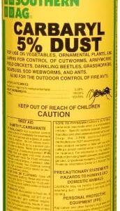 Southern Ag Carbaryl 5 Percent Sevin Dust (Controls Insects), 1 Pound