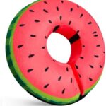 Katoggy Inflatable Dog Cone Collar for Dogs After Surgery, Soft Adjustable Blow up Donut Dog E-Collar for Small Medium Large Dog and Cats