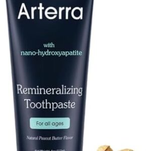 Remineralizing Dog Toothpaste – Vet-Grade, with Nano-Hydroxyapatite, Reverses Early-Stage Decay, Cleans Teeth, Reduces Tartar, Freshens Breath by Arterra Pet Science, Plant-Based, Natural Flavor, 4oz