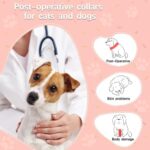 Dog Cone, Dog Surgery Collar, Inflatable Cones for Small Medium Large Dogs, Pink Doughnut Dog Recovery Collar, Does not Impede Vision - Image 5