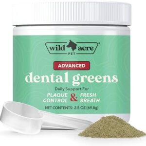 Dental Powder for Dogs - Dog Breath Freshener Dental Powder for Teeth Cleaning Plaque Off, Dental Care for Dogs, Tartar Remover for Teeth - Fresh Breath Probiotics