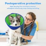 Inspack Soft Dog Cone Collar Alternative, E Cones for Small Dogs/Cat/Puppy to Stop Licking after Surgery, Comfortable All Paws Comfy Elizabethan Collars, Neuter Recovery Ecollars of Shame Alternatives - Image 3