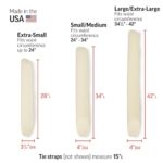 OPTP The Original McKenzie Night roll — Low Back Pillow for Sleeping and Round Back Support Pillow for Spine and Side Support — Size Extra-Small - Image 4