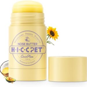 HICC PET Dog Nose Balm - Soothes Repairs Moisturizes Dry Cracked Nose - Dog & Cat Snout Soother Butter Balm with Essential Oil​ - All Natural & Lick Safe - Dog's Nose Daily Care & Protection