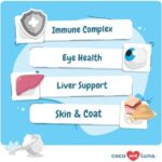 Multivitamin for Cats - 4oz Powder - L-Lysine, Taurine, and Spirulina for Immune Support and Eye Health - Fish Oil & Vitamins for Skin and Heart Health. (for Cats) - Image 2