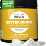 Better Bones Bone Meal for Dogs - Dog Calcium Supplement for Healthy Joints, Teeth, & Bones - from 100% Grass-Fed New Zealand Beef Bone