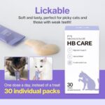 Dr.by HB Care Hairball Supplement for Cats– Korean Made Hairball Relief Furball Control Remedy & Digestive Support Supplements with Omega-3, Chitosan-30 Individuallly Packaged (1 Pack, 30 Count) - Image 9