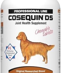 Nutramax Cosequin DS Joint Health Supplement for Dogs - With Glucosamine and Chondroitin, 132 Chewable Tablets