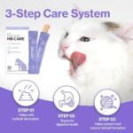 Dr.by HB Care Hairball Supplement for Cats– Korean Made Hairball Relief Furball Control Remedy & Digestive Support Supplements with Omega-3, Chitosan-30 Individuallly Packaged (1 Pack, 30 Count) - Image 6