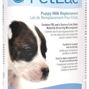 Pet-Ag PetLac Powder for Puppies - 10.5 oz - Puppy Milk Replacement Powder for Puppies Newborn to Six Weeks Old - Easy to Digest