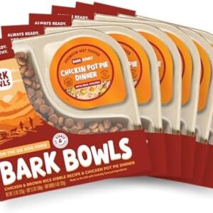 On The Go Dog Food, Chicken Pot Pie Dinner - 7.5 oz Tray (6 Count), Made in The USA with Real Chicken