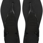 Havaianas Women's Soleil Sandals - Two Strap Sandals for Women - Black, 11/12 - Image 2