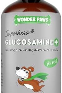 Premium Liquid Glucosamine for Dogs Strength Joint Support, Flexibility, Cartilage & Mobility - Hip and Joint Supplement with Chondroitin, MSM, Collagen & Hyaluronic Acid (32 Oz)