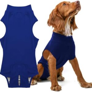 PupShield - Dog Surgery Recovery Suit Male and Female - All Dog Sizes - Easy to Use Anti Licking Design Breathable Comfortable - Spay & Neuter Recovery Suit - Surgical Onesie - Cone Alternative