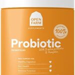 Open Farm Probiotic Chews, Dog Supplement, Dog Vitamins, Supports Normal Flora and Bowel Movement Using Traceable and Vet-Approved Ingredients, 12.7 oz, 90 Count