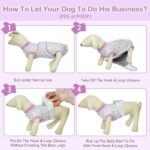 Kuoser Dog Recovery Suit for Dogs After Surgery,Professional Surgical Onesie for Female Male Dogs Spay Neuter,Soft Dog Surgery Suit Bodysuit for Abdominal Wounds Skin Disease,Light Purple Leopard L - Image 3