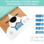 Cute Scale, Digital Pet Scale for Small Animal, Whelping Scale,Mini Precision Gram Weight Balance Scale, High Precision ±0.03oz,Blue,Suitable for Newborn Pets - Image 3