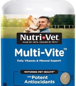 Nutri-Vet Multi-Vite Chewables for Adult Dogs | Formulated with Vitamins & Minerals to Support Balanced Diet | 180 Count
