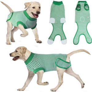 Dog Recovery Suit, After Surgery Wear for Pets Male Female, Professional Dog Onesie for Surgery for Abdominal Wounds Recovery Shirt, Substitute E-Collar & Cone Medium