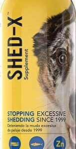 Shed-X Liquid Dog Supplement, 16oz – 100% Natural – Helps Control Excessive Dog Shedding with Fish Oil for Dogs Supplement of Essential Fatty Acids, Vitamins, and Minerals