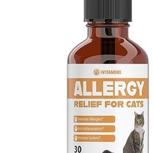 Allergy Relief for Cats | Helps to Naturally Support Allergy & Itch Relief for Cats | Cat Allergy | Cat Itch Relief | Cat Itchy Skin Relief | Cat Allergy Relief for Cats | Cat Supplements & Vitamins