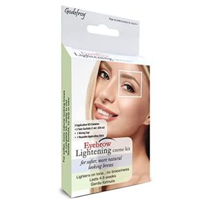 Godefroy Eyebrow Color Lightening Crème, 2 Application Kit, .34 Oz