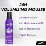 Got 2B Volumaniac Bodifying Hair Mousse, 8 Oz (Pack of 1) - Image 2