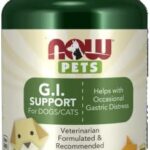 NOW Foods Pet Health, G.I. Support Supplement, Formulated for Cats & Dogs, NASC Certified, 90 Chewable Tablets