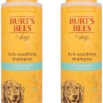 Burt's Bees for Pets Itch Soothing Shampoo with Honeysuckle, 2pk, 95% Natural Origin Formulas, Dog Shampoo for Itchy Dogs, Dog Shampoo Itchy Skin Relief, 2pk, 16 oz