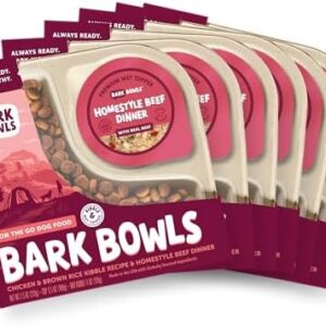 On The Go Dog Food, Homestyle Beef Dinner - 7.5 oz Trays (6 Count), Made in The USA with Real Beef