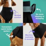 PupShield - Dog Surgery Recovery Suit Male and Female - All Dog Sizes - Easy to Use Anti Licking Design Breathable Comfortable - Spay & Neuter Recovery Suit - Surgical Onesie - Cone Alternative - Image 4
