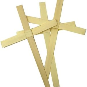 Palm Sunday Palm Crosses - Pack of 50 - 9.5" Tall