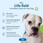 Pet Wellbeing Life Gold for Dogs - Vet-Formulated - Immune Support and Antioxidant Protection - Natural Herbal Supplement 2 oz (59 ml) - Image 5