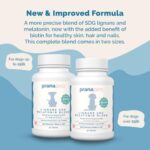 PranaPets Lignans & Melatonin with Biotin Blend Naturally Aids in Relieving Symptoms of Cushing’s in Dogs up to 25 lb | Promote Healthy Balance & Overall Well-Being - Image 2
