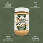 PB&Me Natural Powdered Peanut Butter - Gluten Free, High Protein, Less Calorie Peanut Butter for Smoothie And Protein Shake Add Ins- 87% Less Fat than Creamy Peanut Butter - No Sugar, 200G - Image 2